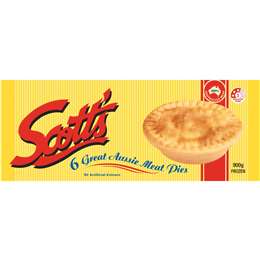 Scotts Pies Meat 6 pack