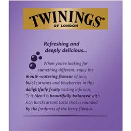 Twinings Blackcurrant & Blueberry Tea Bags