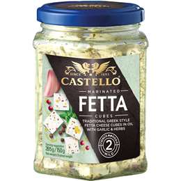 Castello Marinated Fetta Cubes 265g