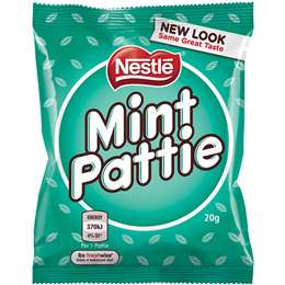 Nestle Mint Pattie Peppermint Milk Chocolate Bar 20g