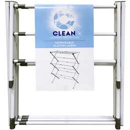 Clean Extendable Clothes Airer Clothes Airer 8m