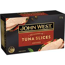 John West Smoked Yellowfin Tuna Slices Slices Naturally Smoked