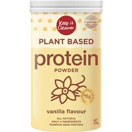 Keep It Cleaner Plant Based Protein Powder Vanilla Flavour 375g