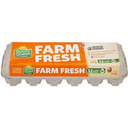 Sunny Queen 12 Extra Large Caged Eggs