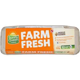Sunny Queen 12 Extra Large Caged Eggs