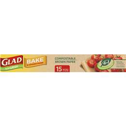 Glad To Be Green Compostable Brown Bake Paper