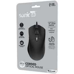 Sonic B Extra Wired Mouse Each | Woolworths