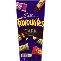 Cadbury Favourites Dark Edition Gifting Chocolate