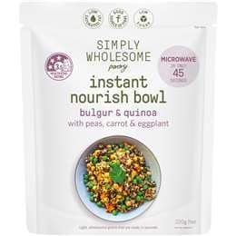 Simply Wholesome Pantry Instant Nourish Bowl Bulgar & Quinoa