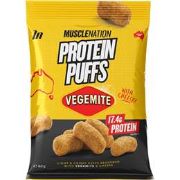 Muscle Nation Protein Puffs Vegemite 60g