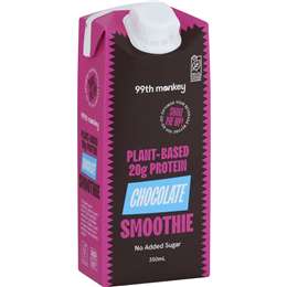 99th Monkey Plant Based Protein Chocolate Smoothie