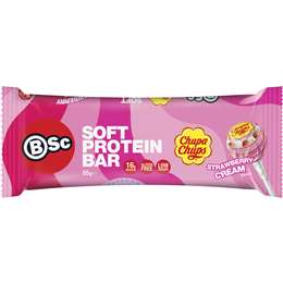 BSc Body Science Chupa Chups Soft Protein Bar Strawberry Cream 55g