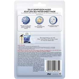 Olay Skinfusion Mask Jeju Lava Sea Water