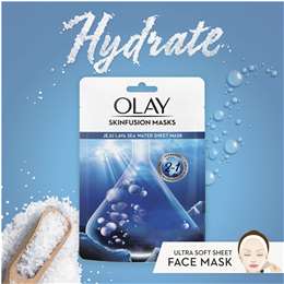 Olay Skinfusion Mask Jeju Lava Sea Water