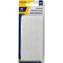 Korbond Instant Hook & Loop Dots Self Stick
