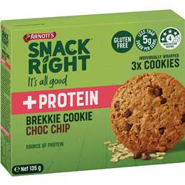 Arnott's Snack Right + Protein Brekkie Cookie Choc Chip