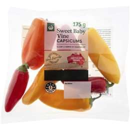Woolworths Sweet Baby Vine Capsicum