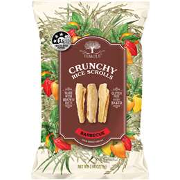 Temole Crunchy Rice Scrolls BBQ 75g