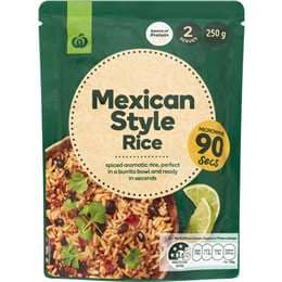 Woolworths Mexican Style Rice 250g