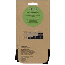 Clio Eco Bci Opaque Tights Black S/m