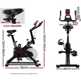 Everfit Flywheel Spin Bike B-01-BK Home 