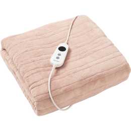 Dreamaker Coral Fleece Electric Heated Throw Blanket Blush - 160x120cm 1EA  | Woolworths