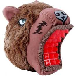 Paws & Claws Pet/Dog Big Biter Grizzly Bear TPR/Plush Toy w/ Squeaker ...