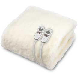 Goldair Australian Wool Topper Electric Blanket Queen White | Woolworths