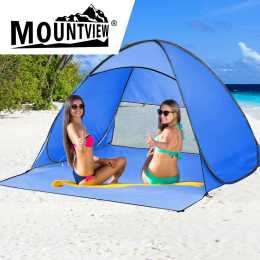 Half moon outlet beach tent