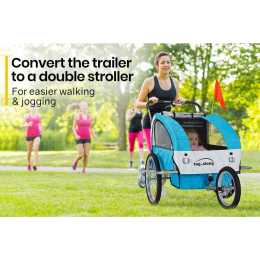 Tag along outlet bike trailer