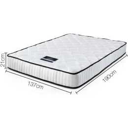 Giselle Bedding 21cm Mattress Tight Top Double | Woolworths