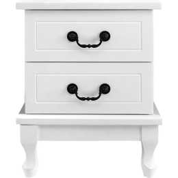 asda white bedside table