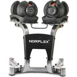 Norflx Adjustable Dumbbell Stand Storage Rack Holder Home Gym