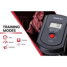proflex spin bike flywheel commercial gym exercise home fitness red