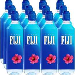 Fiji Water 700ml Sports Cap 12pk 