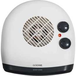 Goldair Select Flat Fan Heater w/ Adjustable Thermostat Light Grey 26cm  2000W 1EA | Woolworths