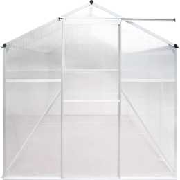 Livsip Greenhouse Aluminium Green House Shed Polycarbonate Walk in 2 ...