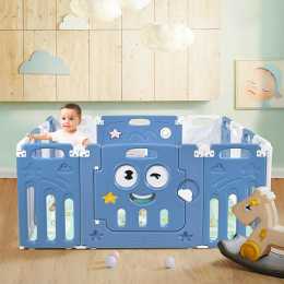 Costway baby best sale playpen wooden