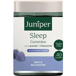 Juniper Sleep Gummies Blackcurrant Flavour 40 pack