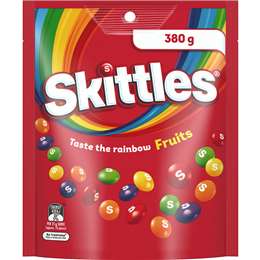 Skittles Fruits Chewy Lollies Party Share Bag