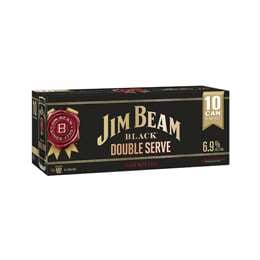 Jim Beam Black Label Double Serve Cans