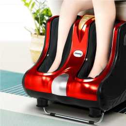 2 Motors Livemor Foot Massager Massagers Shiatsu Electric Roller Red