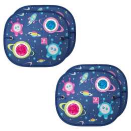 4PK Benbat Bubble Dreams Sunshade Baby 0m+ Sunshade Car Seat Window Shield Cover