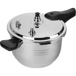 SOGA Commercial 4L Stainless Steel Pressure Cooker - Heavy-Duty Cooking Pot