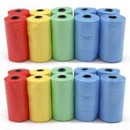 400pc Paws & Claws Doggy Clean Up Bags Garbage Poop Bag Pet Dog Waste Storage