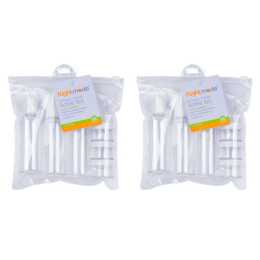 12pc Flight Mode Plastic Travel Bottle Set Container Refillable Storage Clear