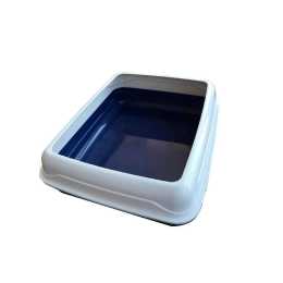 Large Quaity Pet Cat Kitty Litter Pan Tray Box With Rim 56X44X15cm