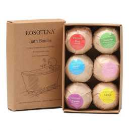 6X Aromatherapy Bath Bombs Spa Bubble Essential Oil Bath FizziesOrganic Natural