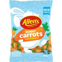 Allen's Bunny Carrots Tropical Flavoured 190g