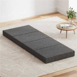 Giselle Folding Mattress 12cm Single Foldable Foam Grey Floor Sofa Bed Mat